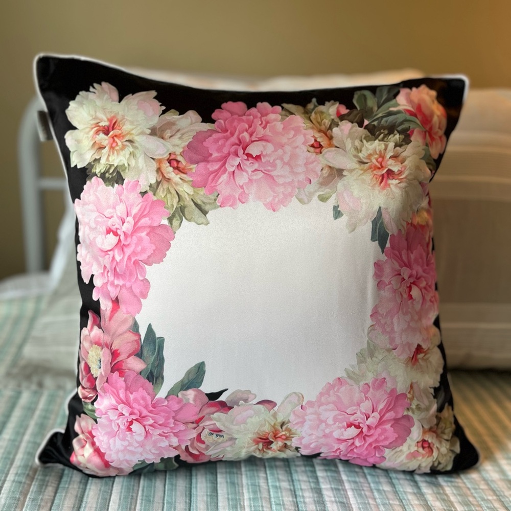 Ted Baker London Painted Posie Accent Pillow Zip NWOT
